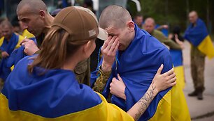 Ukrainos karo belaisviai / HANDOUT / AFP