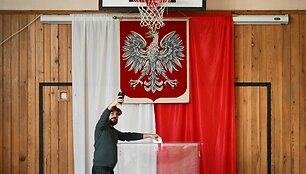 Rinkimai Lenkijoje / SERGEI GAPON / AFP