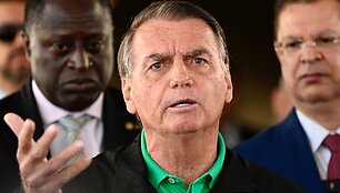 Jairas Bolsonaro  / MATEUS BONOMI / AFP