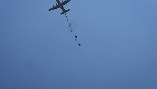 Pagalba i&scaron; oro Gazos Ruožui  / Belal Abu Amer/apaimages/SIPA / Belal Abu Amer/apaimages/SIPA