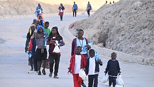 Migrantai Lampedūzoje / Ciro Fusco / ZUMAPRESS.com