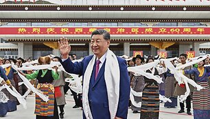 Xi Jinpingas Tibete /  / AP