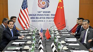 Marco Rubio ir Wang Yi / Mandel Ngan / AP