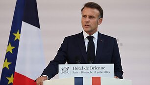 Emmanuelis Macronas / LUDOVIC MARIN / AFP