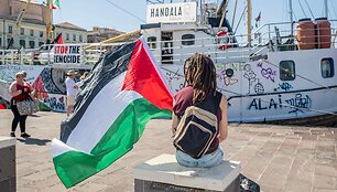 Palestinos vėliava / GIOVANNI ISOLINO / AFP