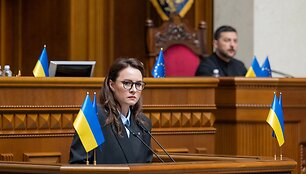 Julija Svyrydenko &ndash; naujo Ukrainos ministrų kabineto vadovė / ANDRII NESTERENKO / AFP