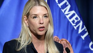 Generalinė prokurorė Pam Bondi / ALEX WONG / Getty Images via AFP
