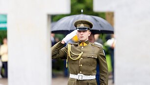 Minimos 34-osios Medininkų žudynių metinės / Lukas Balandis/BNS nuotr.