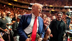 D. Trumpas UFC kovose / White House / ZUMAPRESS.com
