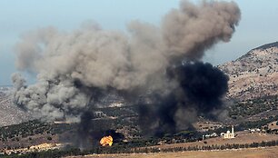 Smūgis LIbane  / RABIH DAHER / AFP