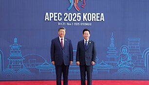 Xi Jinpingas ir Lee Jae-myungas / Huang Jingwen / ZUMAPRESS.com