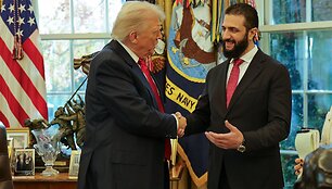 Donaldas Trumpas ir Ahmedas al Sharaa