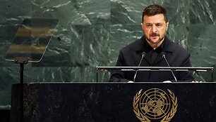 Volodymyras Zelenskis / SPENCER PLATT / Getty Images via AFP