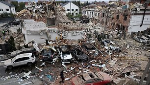 Po sekmadienio i&scaron;puolio Kyjive / Thomas Peter / REUTERS