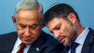 B. Netanyahu su B. Smotrichu / RONEN ZVULUN / AFP