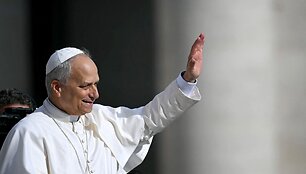 Popiežius Leonas  / FILIPPO MONTEFORTE / AFP