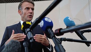 Emmanuelis Macronas / LUDOVIC MARIN / AFP