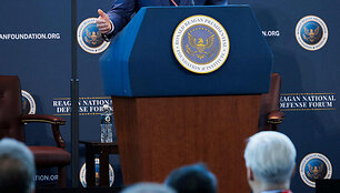 Pete'as Hegsethas / CAYLO SEALS / Getty Images via AFP