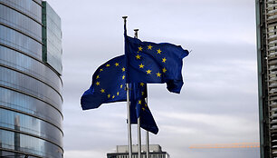Europos Sąjungos vėliava / NICOLAS TUCAT / AFP