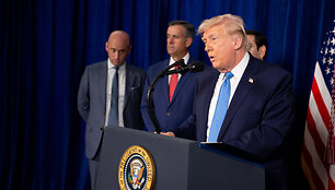 Donaldas Trumpas / Nicole Combea - Pool via CNP / picture alliance / Consolidated News Photos