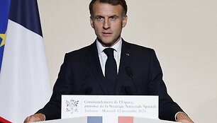 Emmanuelis Macronas / GUILLAUME HORCAJUELO / AFP
