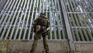 Lenkijos pasienis / WOJTEK RADWANSKI / AFP