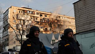 Atakos Kyjive padariniai / OLEKSII FILIPPOV / AFP