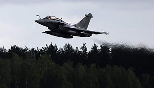 Naikintuvas Lenkijoje / THIBAUD MORITZ / AFP