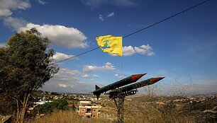 &bdquo;Hezbollah&ldquo; vėliava / Marwan Naamani / ZUMAPRESS.com