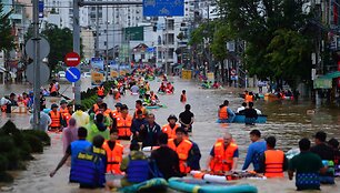 Potvyniai Vietname / DUC THAO / AFP