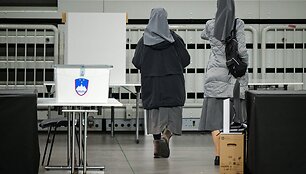 Referendumas Slovėnijoje / JURE MAKOVEC / AFP