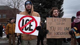 Protestai JAV / SCOTT OLSON / Getty Images via AFP