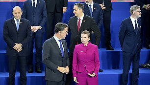 M. Rutte ir M. Frederiksen /  / AP