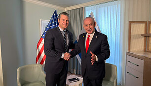 Benjaminas Netanyahu su Steve'u Witkoffu / Israel Pmo / ZUMAPRESS.com