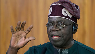 Nigerijos prezidentas Bola Tinubu /  / AP
