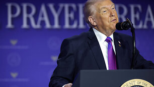 Donaldas Trumpas / ALEX WONG / Getty Images via AFP