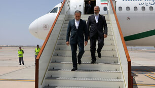 Irano derybininkai Omane / Iranian Foreign Ministry / ZUMAPRESS.com