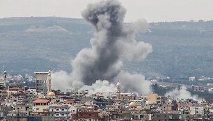 Izraelio smūgis Libane / KAWNAT HAJU / AFP