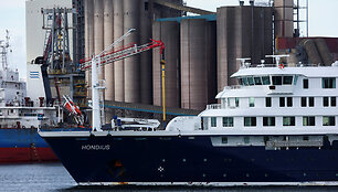 Hantavirusą ne&scaron;ęs laivas &bdquo;MV Hondius&ldquo; / Piroschka Van De Wouw / REUTERS