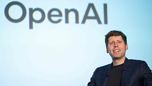 &bdquo;OpenAI&ldquo; generalinis direktorius Samas Altmanas / YUICHI YAMAZAKI / AFP