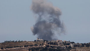 Izraelio smūgio Libane padariniai / - / AFP