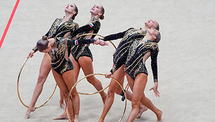 Rusijos moterų gimnastikus komanda / Xie Han / ZUMAPRESS.com