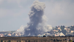 Izraelio smūgio Libane padariniai / - / AFP