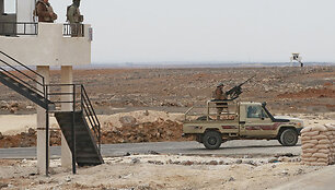 Jordanijos kariai / KHALIL MAZRAAWI / AFP