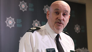 Belfasto policijos spaudos konferencija / Liam McBurney / PA