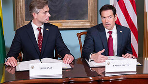 K. Budrio susitikimas su M. Rubio / Saul Loeb / AFP nuotr.
