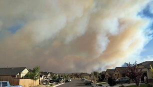 Gaisro dūmai Nevadoje / Simon Jowitt / Simon Jowitt via REUTERS