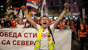 Protestas Belgrade / Marko Djurica / REUTERS