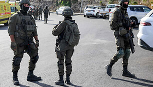 Izraelio kariai Hebrone / AHMAD GHARABLI / AFP