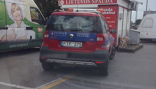 Fotopolicija, Vilniaus m. vie&scaron;osios tvarkos skyriaus automobilis.